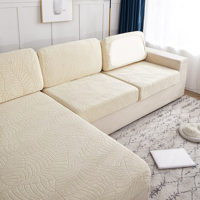 Housse Imperméable Beige pour coussin de Canapé