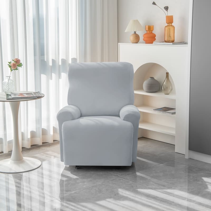 Housse de Fauteuil Relax Gris Clair