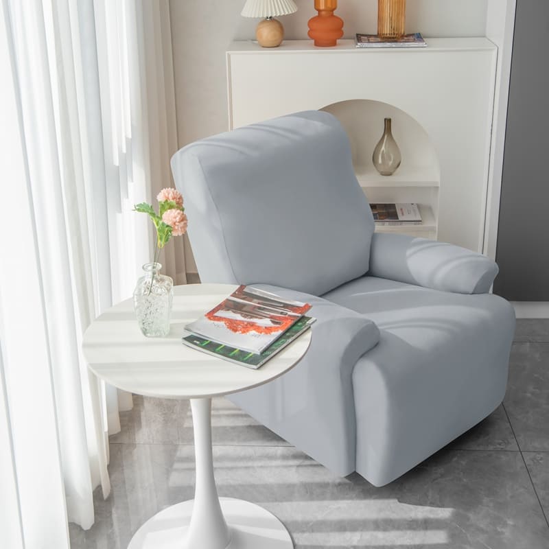 Housse de Fauteuil Relax Gris Clair